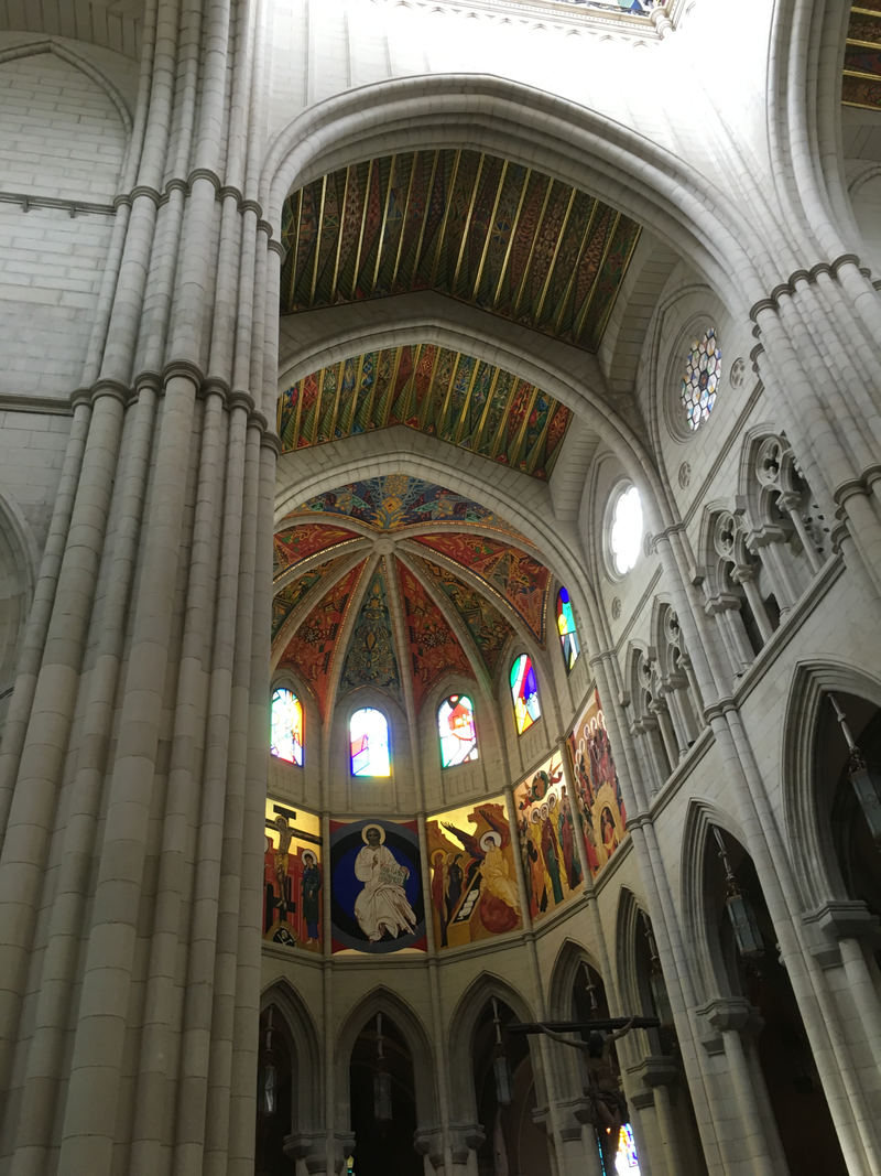 Inside the cathedral